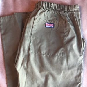 Olive Green Cherokee Scrub Pants